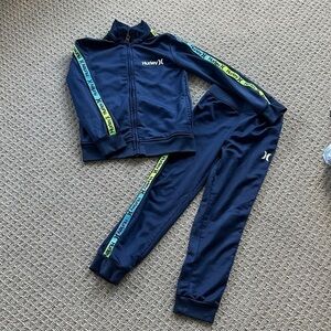 Hurley Navy Tracksuit with Blue and Green Accents